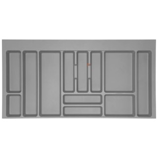 Wkład na sztućce do szuflady Organizer OPTIMA 100 Szary EMUCA