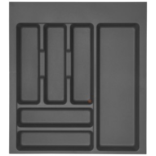 Wkład na sztućce do szuflady Organizer OPTIMA 50 Antracyt EMUCA