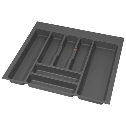 Wkład na sztućce do szuflady Organizer OPTIMA 60 Antracyt EMUCA
