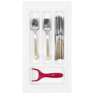 Wkład na sztućce do szuflady Organizer STANDARD 30 Biały