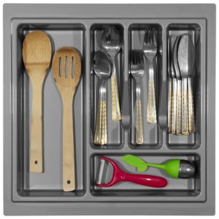 Wkład na sztućce do szuflady Organizer STANDARD 50 Szary