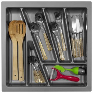 Wkład na sztućce do szuflady Organizer VERSO 50 Szary